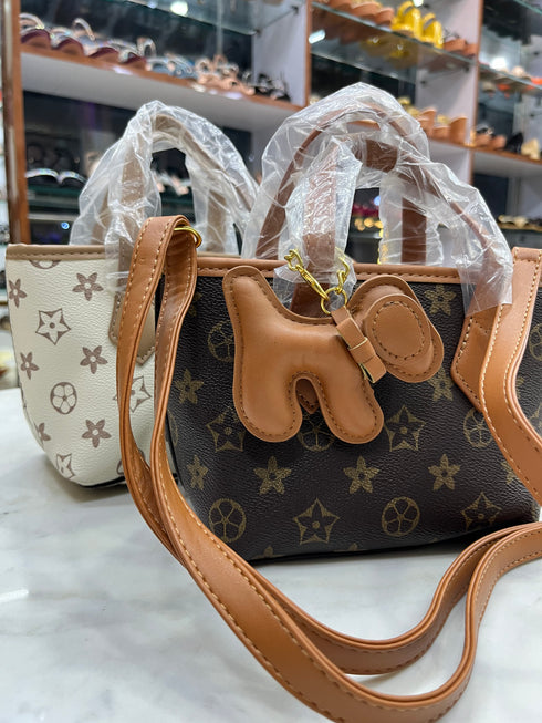 Monograms Print Mini Hand and Sling Bag
